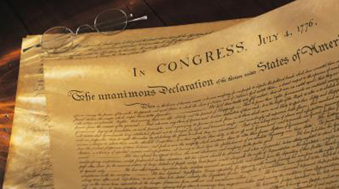 The reading of the Declaration was a staple of W&M Commencements celebrated on July 4.